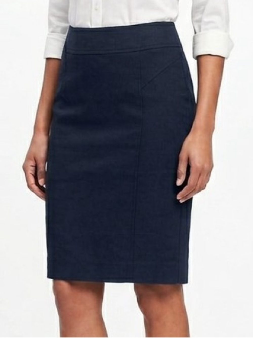 Banana Republic Navy Pencil Skirt - Tailored Career Staple